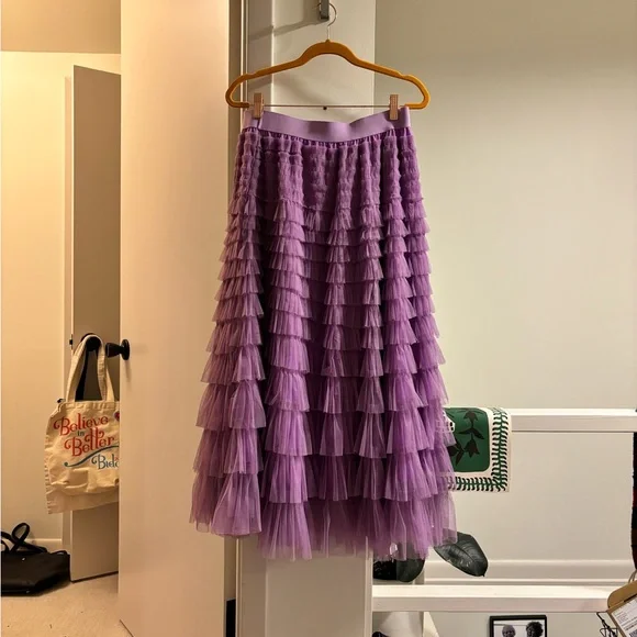 Tulle tiered maxi skirt - Picture 6 of 12